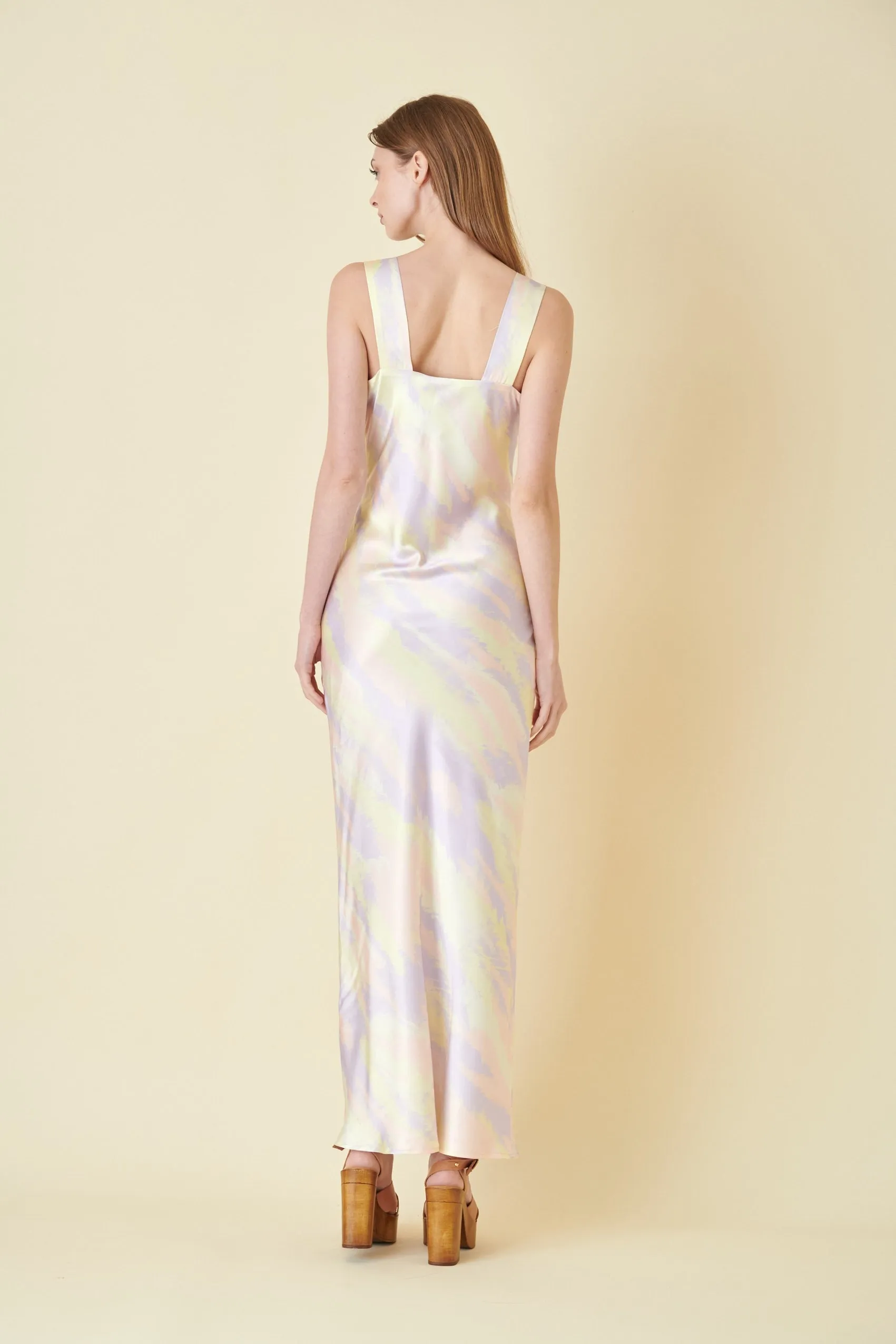 Pastel Multi Thick Strap Slip Dress sold by Pinkblush product image thumbnail 3