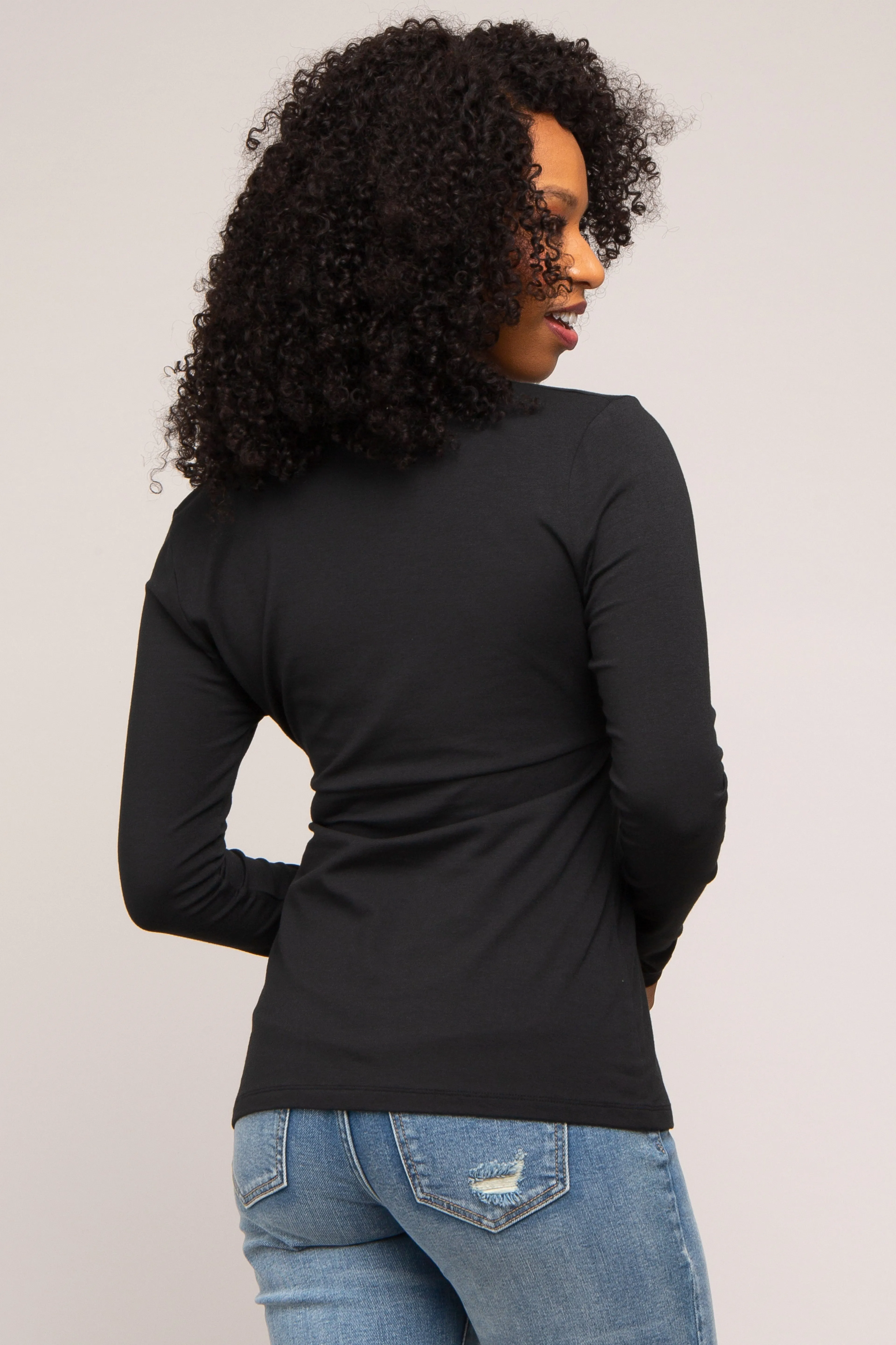 Black Bravado Designs Long Sleeve Nursing Top sold by Pinkblush product image thumbnail 3