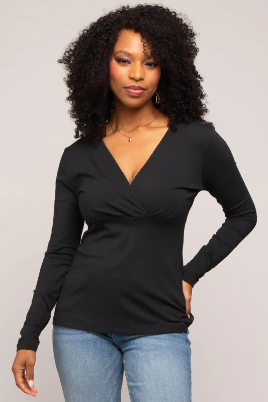 Black Bravado Designs Long Sleeve Nursing Top sold by Pinkblush