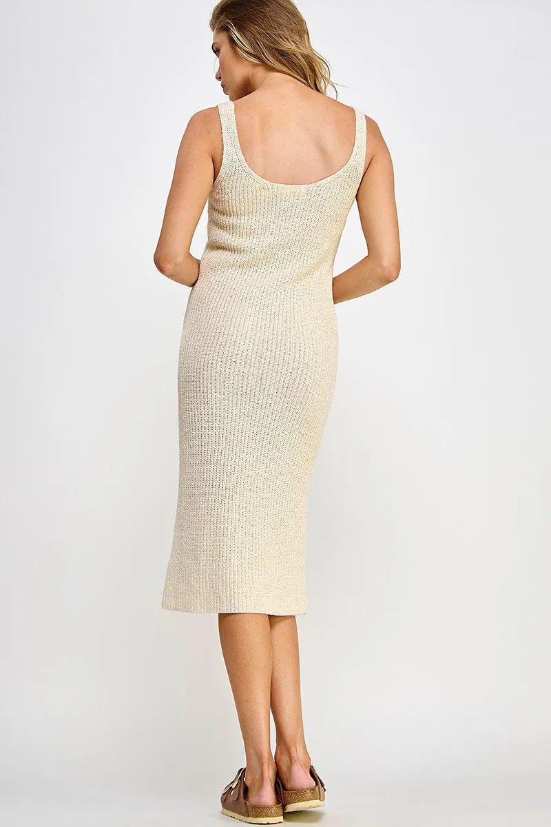 Beige Knit Dress sold by Pinkblush product image thumbnail 3