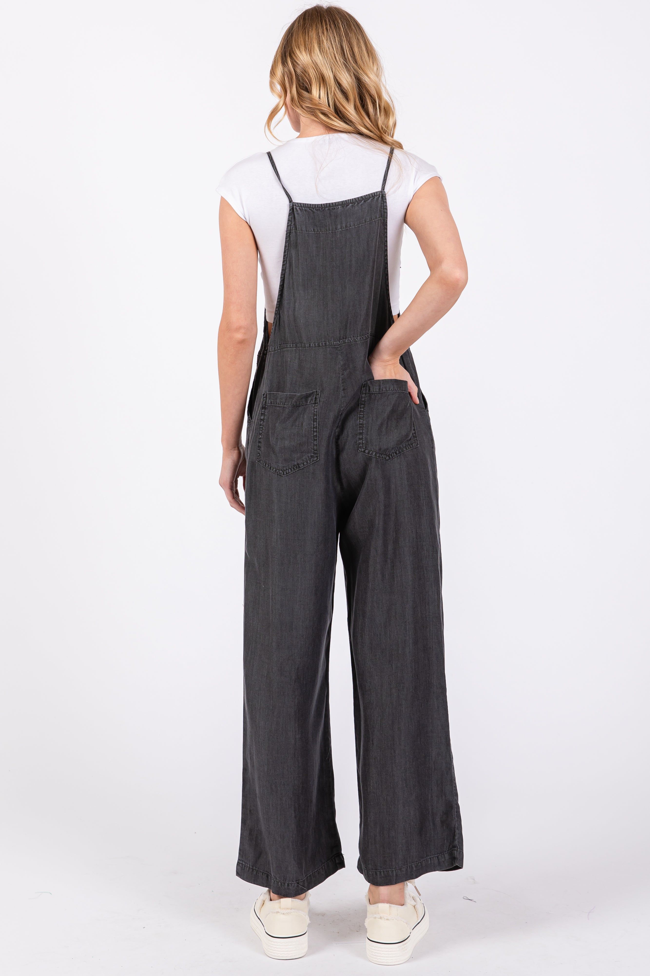 Charcoal Front Pocket Overall sold by Pinkblush product image thumbnail 4