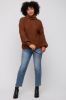 Brown Knit Turtle Neck Sweater sold by Pinkblush