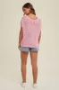 Pink Open Knit Top sold by Pinkblush