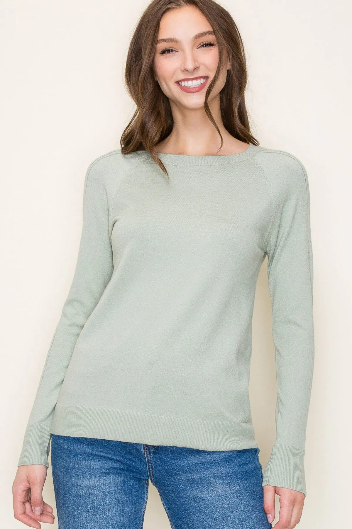 Mint Knit Long Sleeve Maternity Top sold by Pinkblush product image thumbnail 5