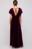 Burgundy Velvet Maternity Maxi Dress sold by Pinkblush