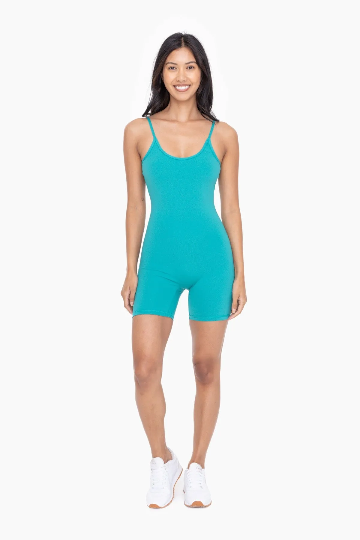 Turquoise Fitted Padded Romper sold by Pinkblush product image thumbnail 4