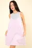 Lavender Comfy Knit Maternity Mini Dress with Shorts sold by Pinkblush