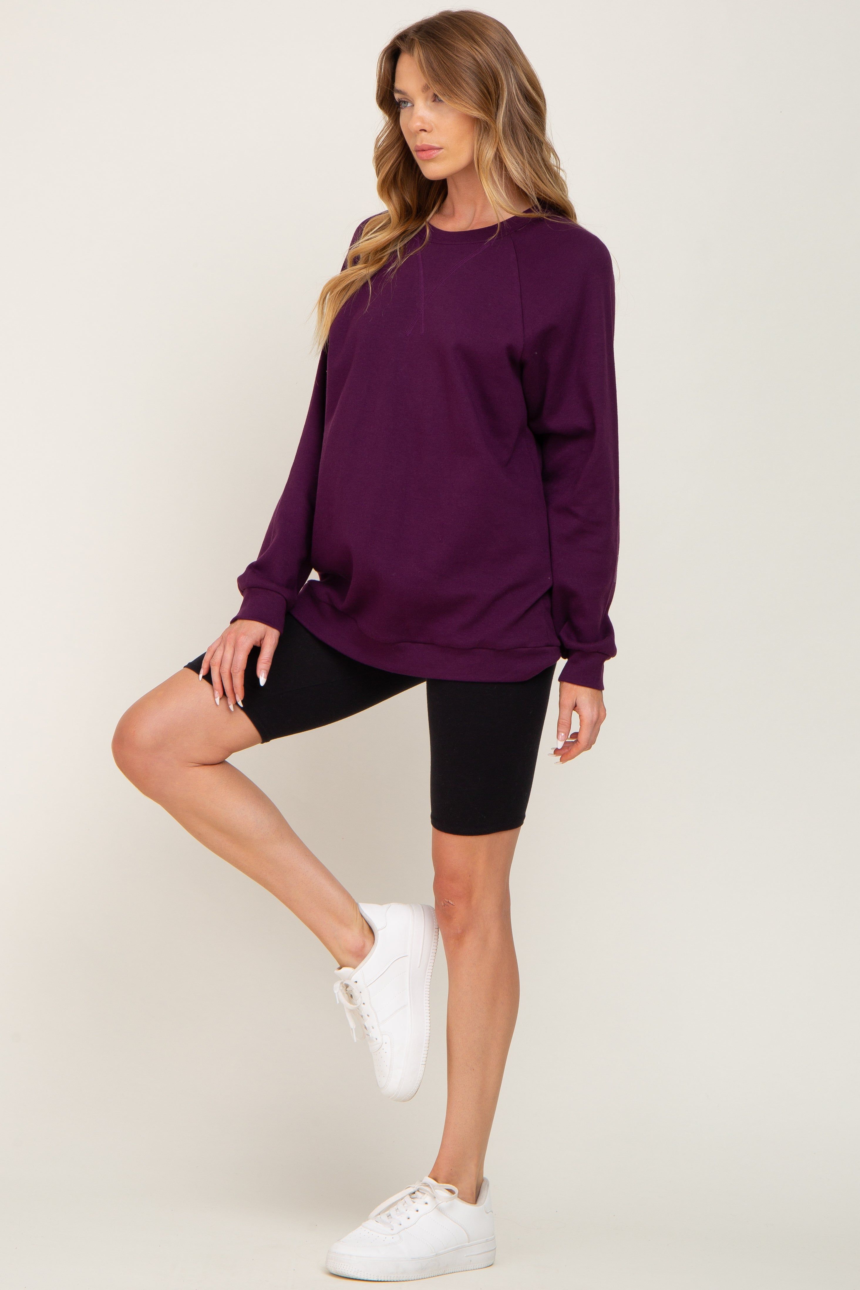 Plum Long Sleeve Top sold by Pinkblush product image thumbnail 4