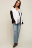 White Colorblock Oversized Maternity Blouse sold by Pinkblush