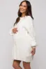 Ivory Soft Knit Maternity Sweater Dress sold by Pinkblush