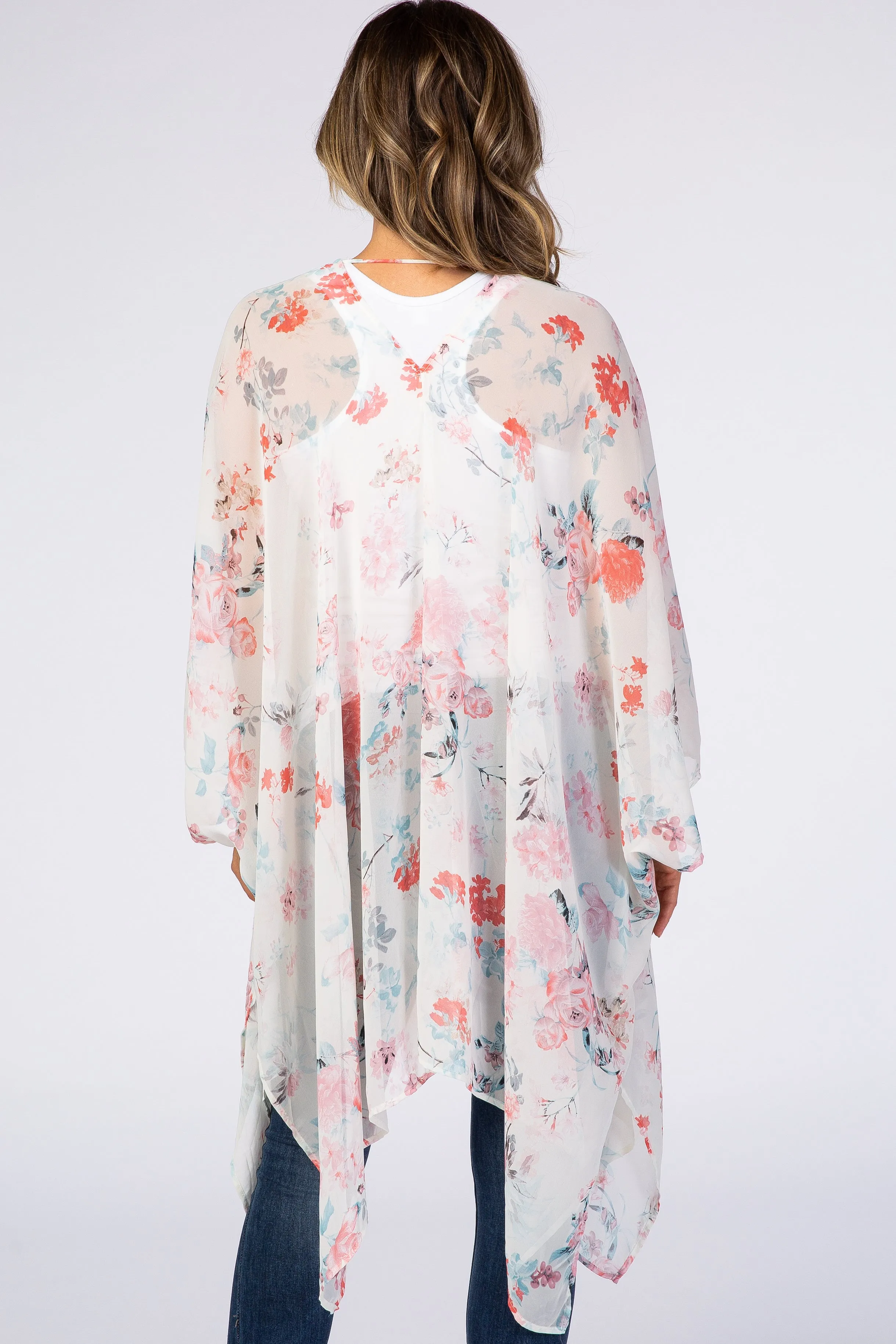 PinkBlush White Floral Cover Up sold by Pinkblush product image thumbnail 4