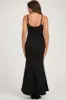 Black Sleeveless Ribbed Maternity Maxi Dress sold by Pinkblush