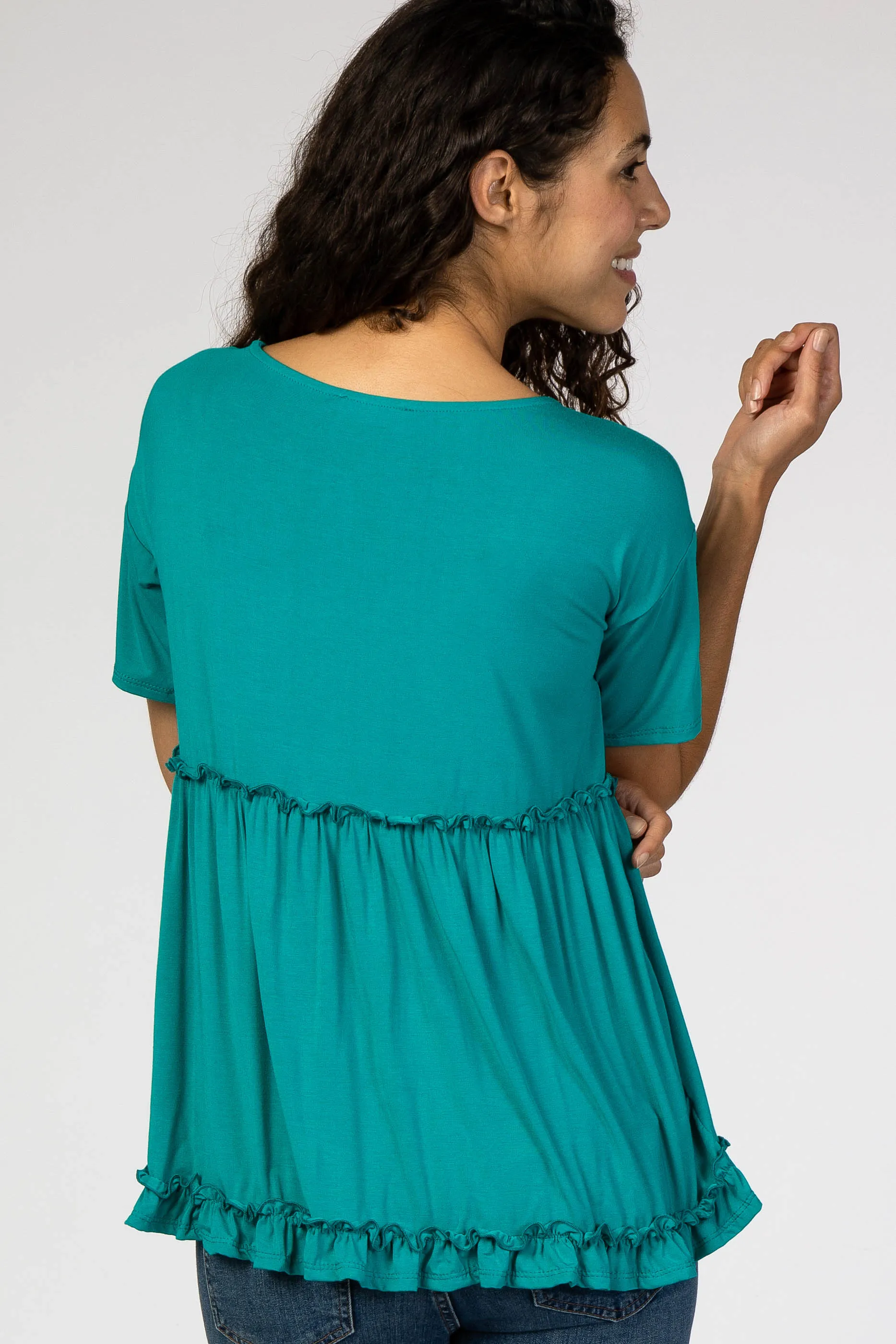 Jade Lettuce Trim Top sold by Pinkblush product image thumbnail 3