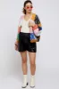 Multicolor Color Block Checkered Thick Knit Maternity Cardigan sold by Pinkblush