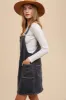 Black Denim Overall Dress sold by Pinkblush