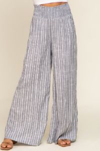Grey Striped Pants sold by Pinkblush