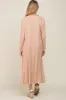 Beige Ribbed Cardigan 2 Piece Maternity Set sold by Pinkblush