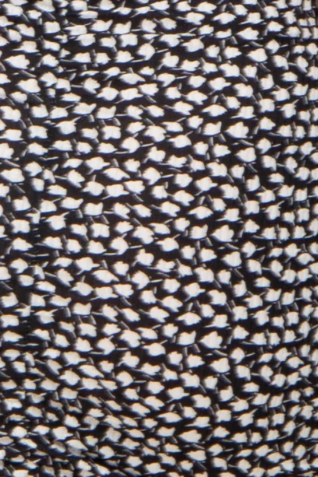 Black Printed Ribbed Shoulder Tie Ruched Maternity Dress sold by Pinkblush product image thumbnail 4