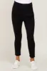 Black High Waisted Knit Maternity Pants sold by Pinkblush