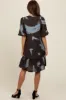 Mocha Abstract Print Button Up Midi Dress sold by Pinkblush