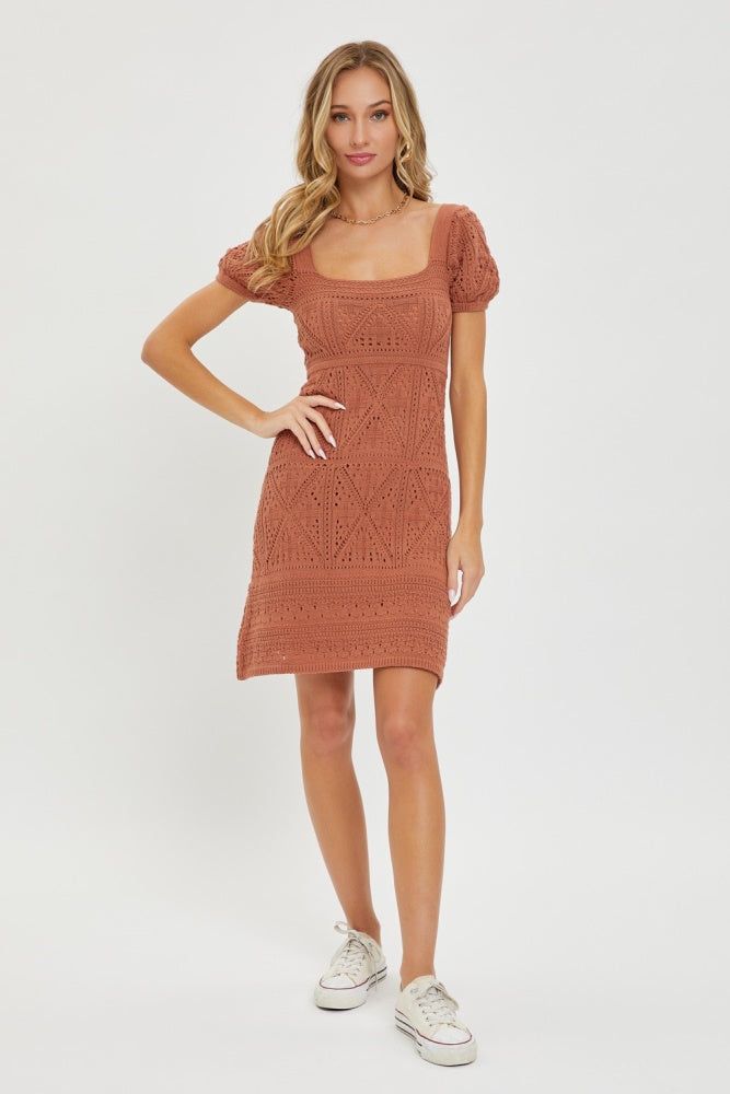 Clay Knit Dress sold by Pinkblush product image thumbnail 4