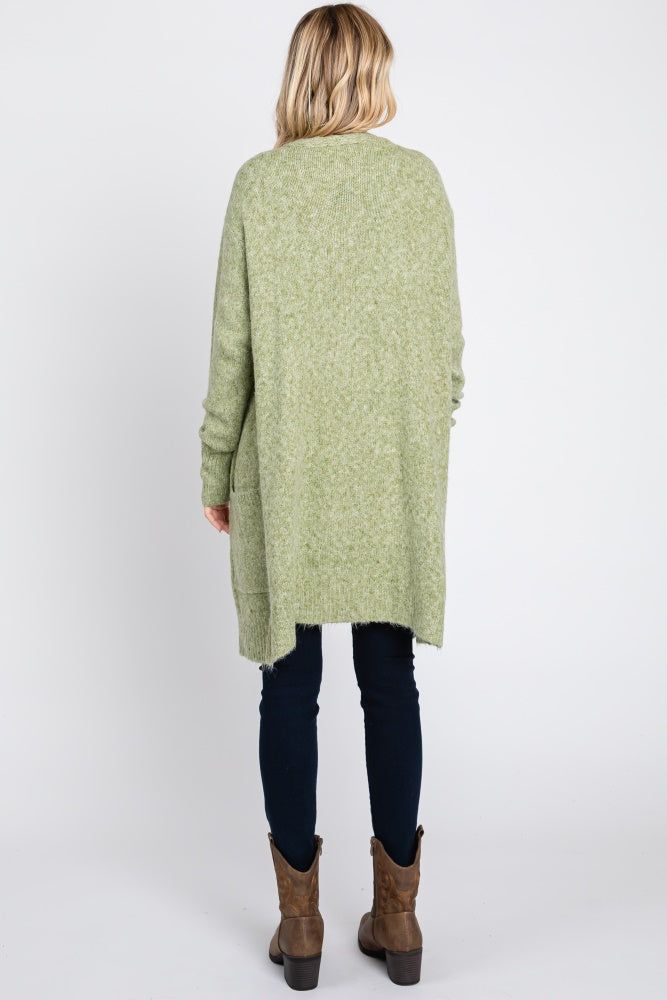 Sage Basic Knit Cardigan sold by Pinkblush product image thumbnail 3