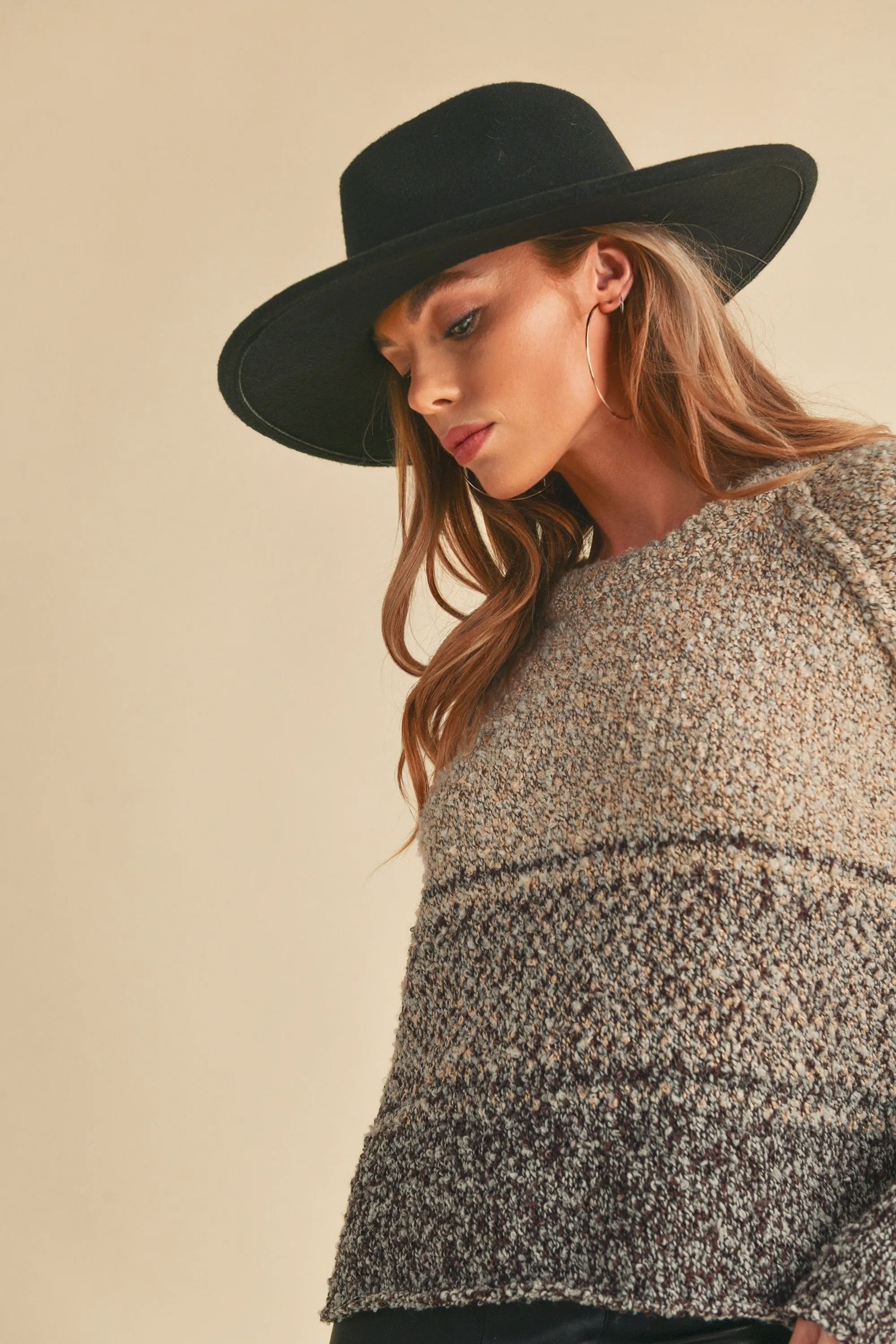 Oat Brown Colorblock Sweater sold by Pinkblush product image thumbnail 4