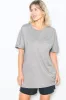 Heather Grey Relaxed Fit T-Shirt sold by Pinkblush