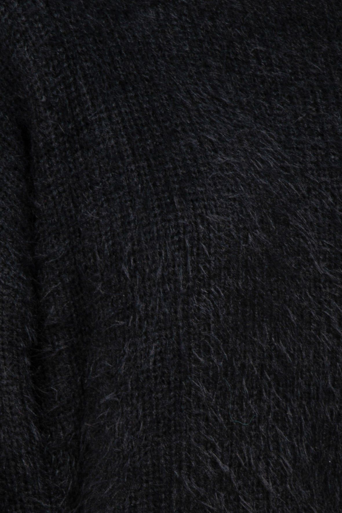 Black Fuzzy Chunky Knit Sweater sold by Pinkblush product image thumbnail 5