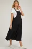 Black Button Sling Tiered Maternity Midi Dress sold by Pinkblush