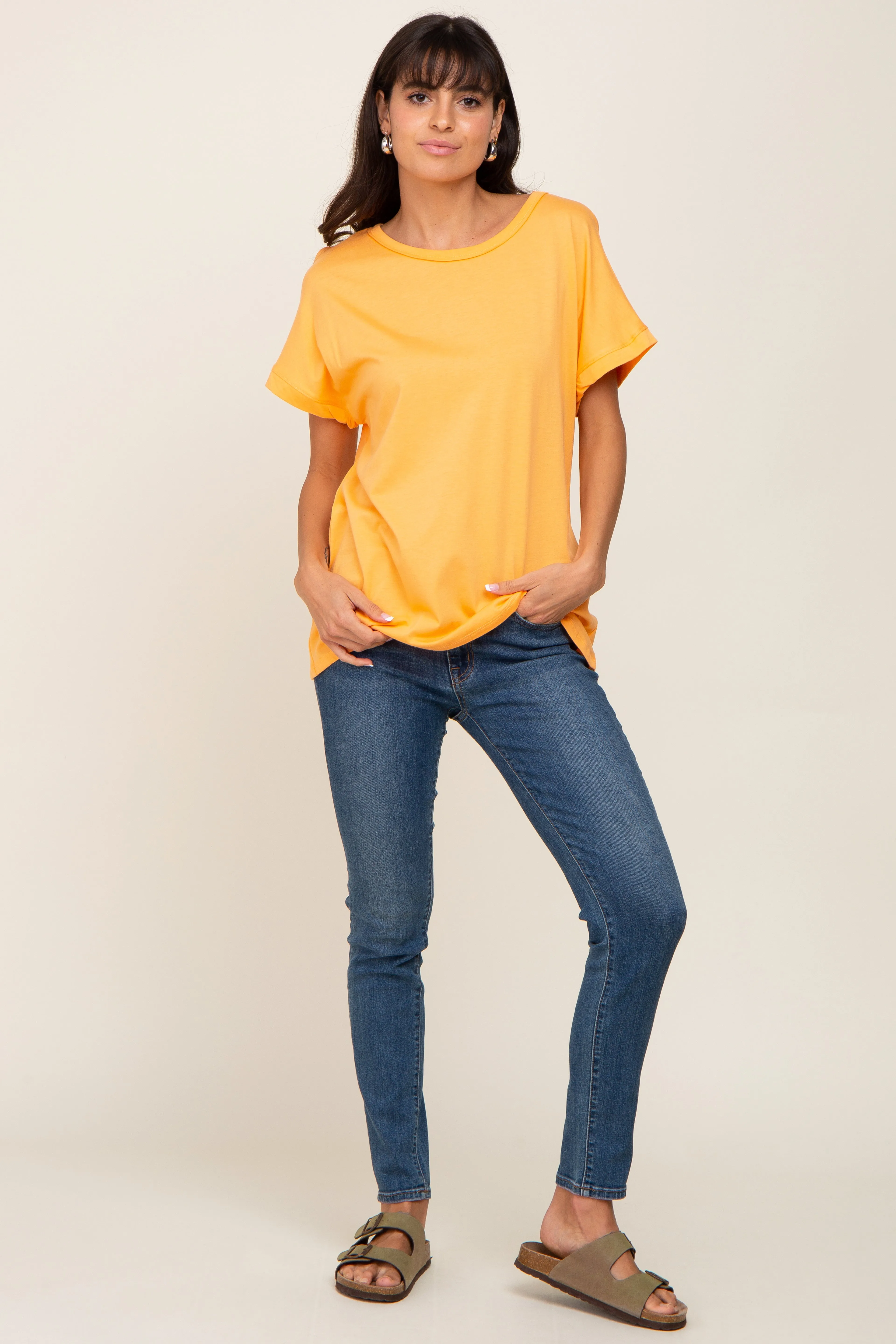 Orange Short Sleeve Top sold by Pinkblush product image thumbnail 4