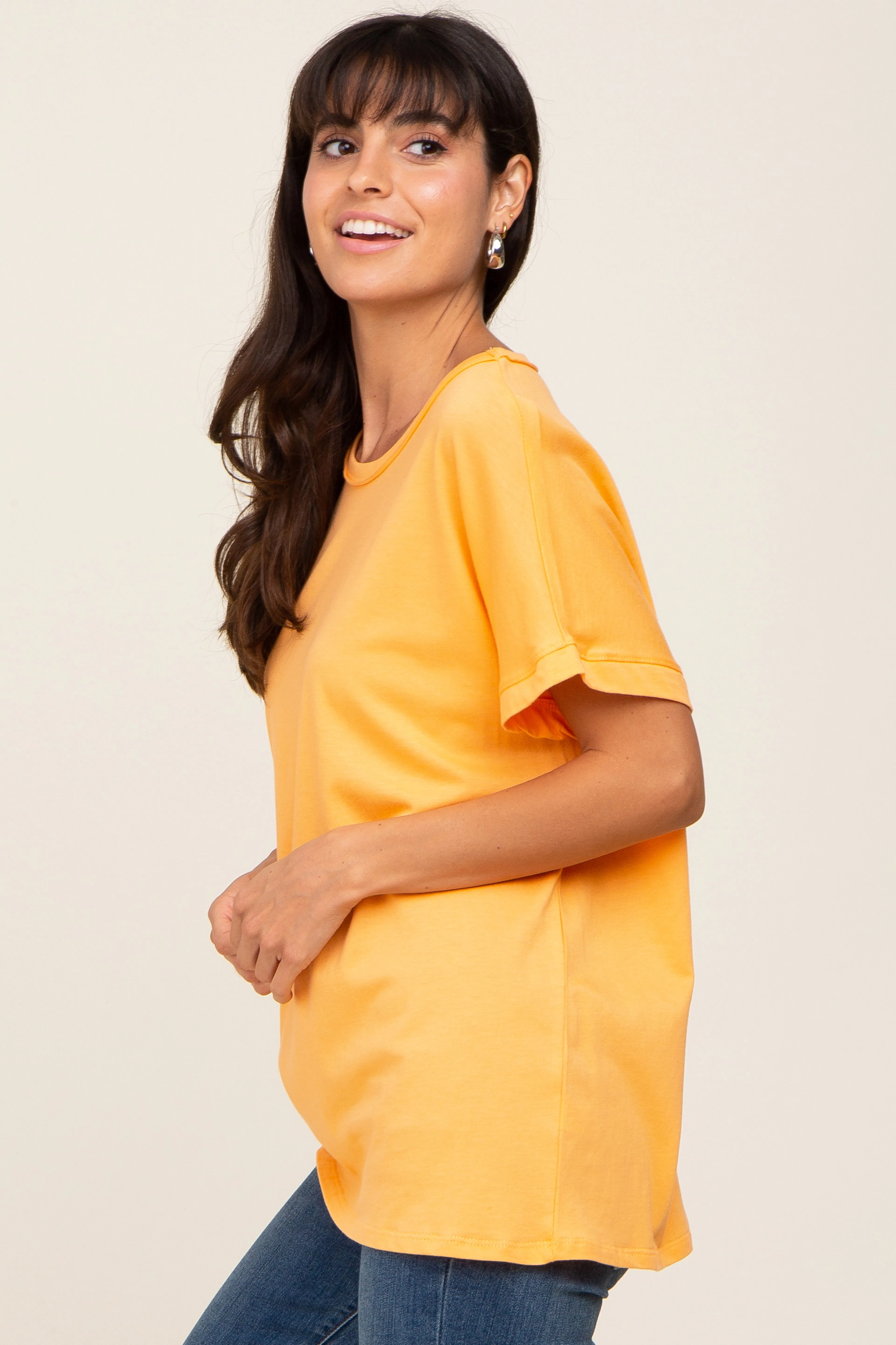 Orange Short Sleeve Top sold by Pinkblush product image thumbnail 2