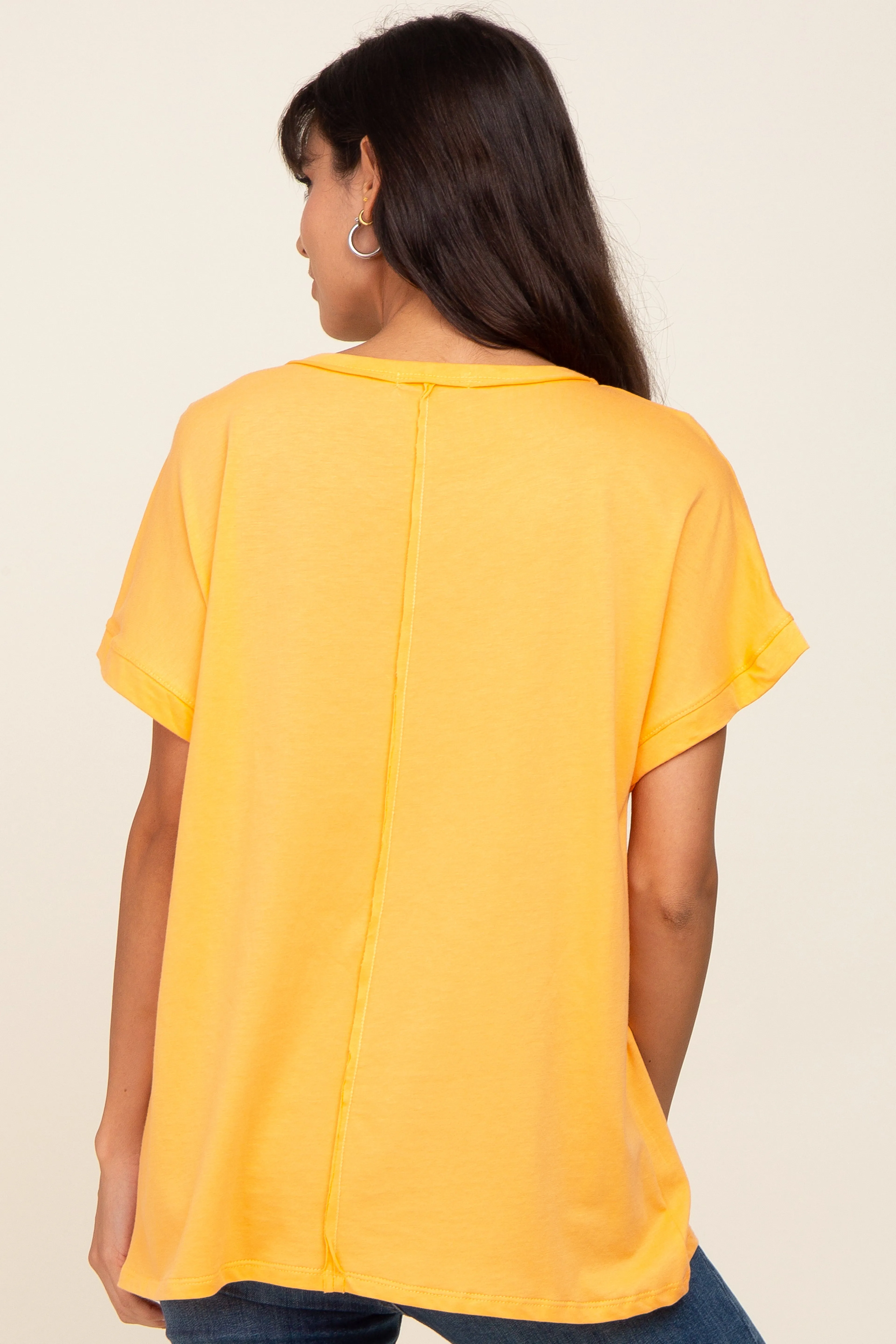 Orange Short Sleeve Top sold by Pinkblush product image thumbnail 3