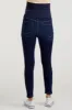 Navy Skinny Maternity Jeans sold by Pinkblush