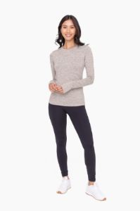 Grey Active Long Sleeve Top sold by Pinkblush
