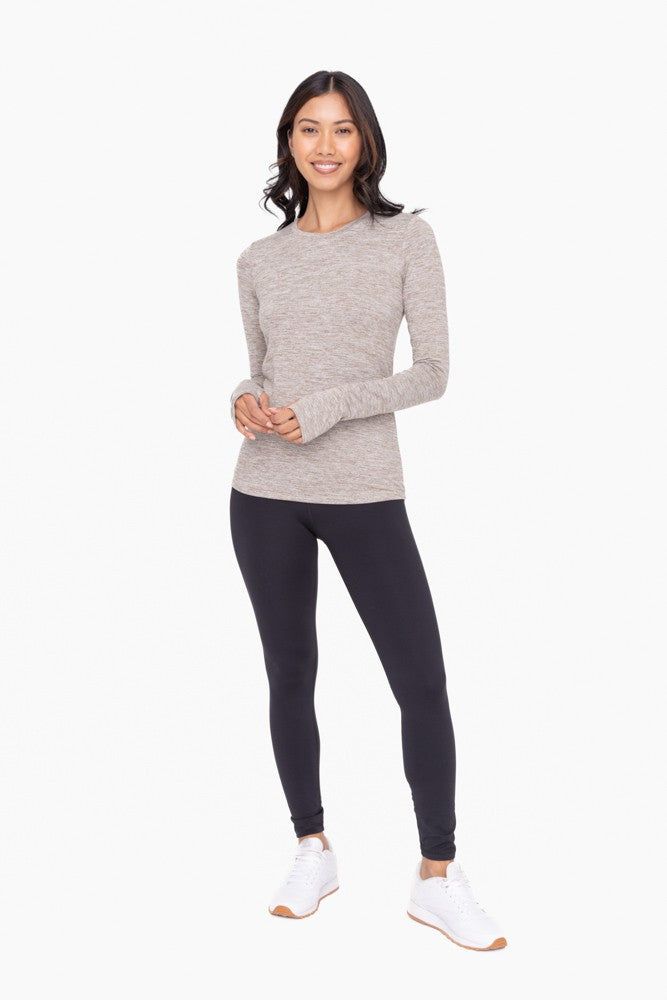 Grey Active Long Sleeve Top sold by Pinkblush product image thumbnail 4