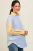 Yellow Colorblock Gingham Maternity Button Down Top sold by Pinkblush