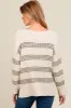 Forest Green Striped Waffle Knit Maternity Sweater sold by Pinkblush