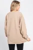 Beige Soft Knit Fleece Lined Sweatshirt sold by Pinkblush