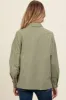 Olive Checker Plaid Button Down Maternity Shirt sold by Pinkblush