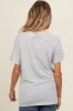 Heather Grey Basic Maternity Tee sold by Pinkblush