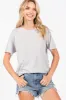 Heather Grey Basic Maternity Tee sold by Pinkblush