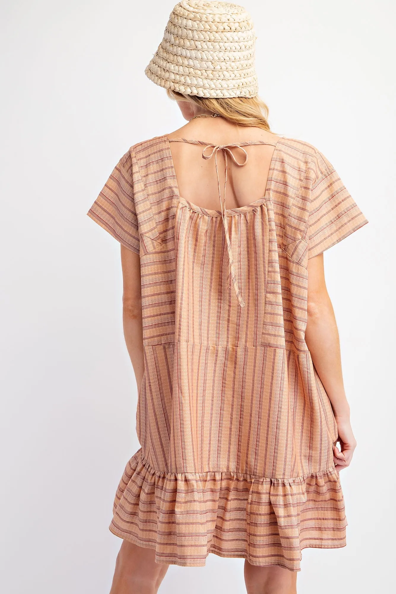 Rusty Coral Oversized Dress sold by Pinkblush product image thumbnail 4