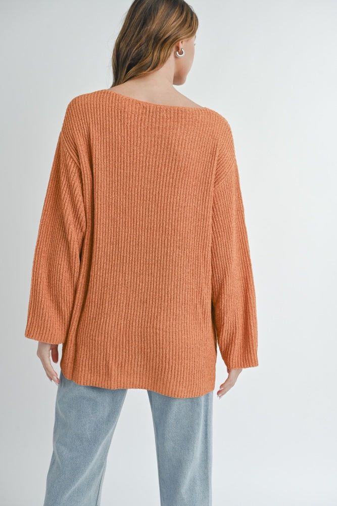 Peach Knit Sweater sold by Pinkblush product image thumbnail 3