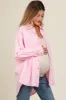 Pink Chambray Button Down Maternity Top sold by Pinkblush