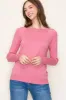 Mauve Knit Long Sleeve Maternity Top sold by Pinkblush