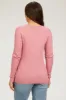 Mauve Knit Long Sleeve Maternity Top sold by Pinkblush