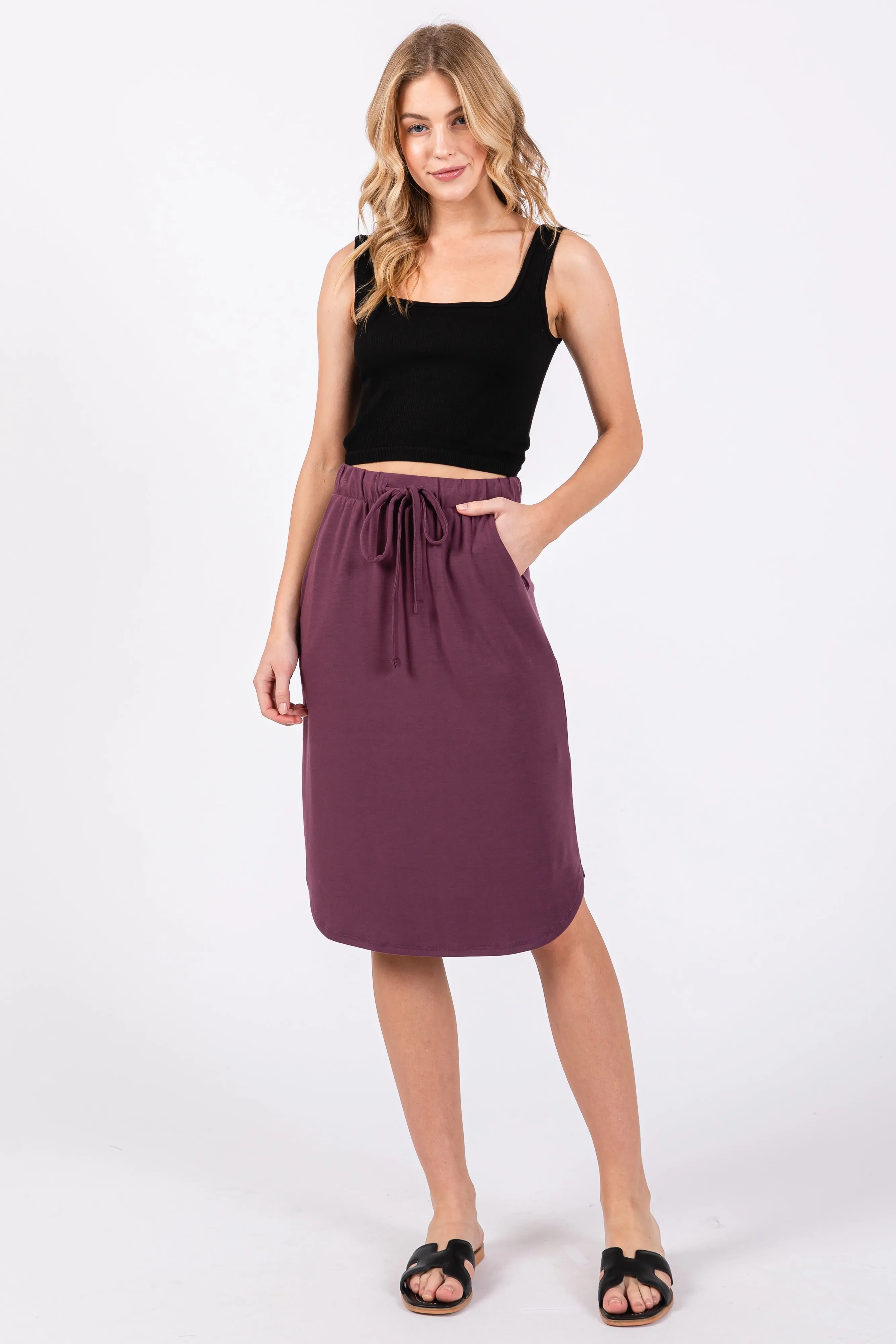 Plum Maternity Skirt sold by Pinkblush product image thumbnail 5