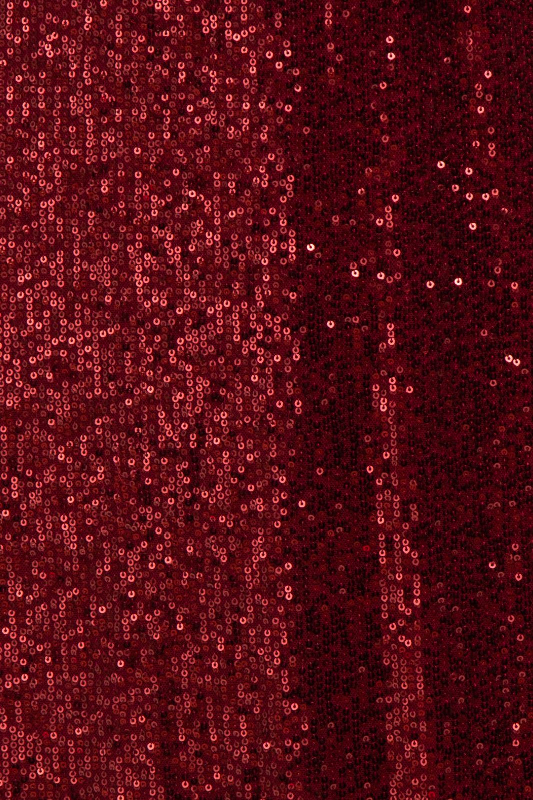 Burgundy Sequin Short Sleeve Maxi Dress sold by Pinkblush product image thumbnail 4