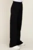 Black Wide Leg Fray Hem Sweatpants sold by Pinkblush